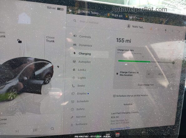 7SAYGDEE9PF796353 2023 TESLA MODEL Y Gray 