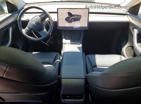 7SAYGDEE9PF836981 2023 TESLA MODEL Gray წინა პანელის ხედი