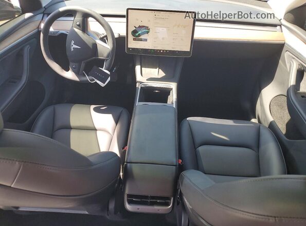 7SAYGDEE9RA317591 2024 TESLA MODEL Gray Dashboard view