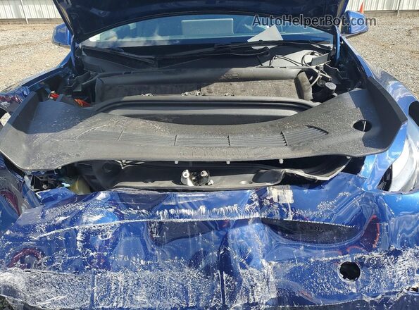 7SAYGDEE9RF007699 2024 TESLA MODEL Blue Вид задньої частини салону