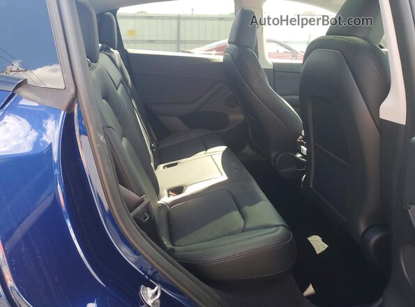 7SAYGDEE9RF007699 2024 TESLA MODEL Blue Вид задніх сидінь