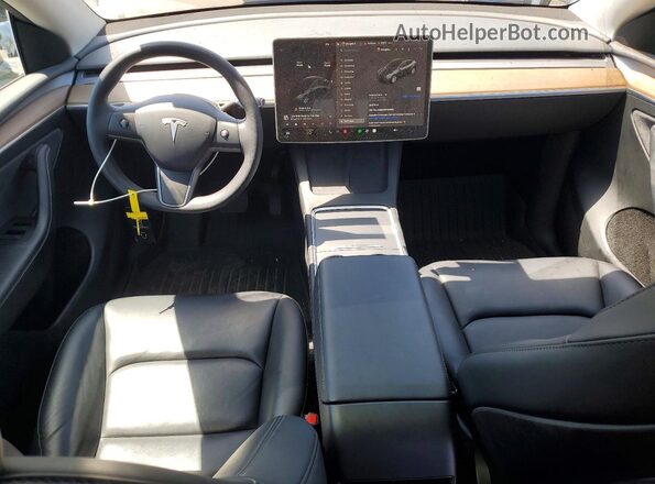 7SAYGDEE9RF081804 2024 TESLA MODEL Gray Вид панелі приладів