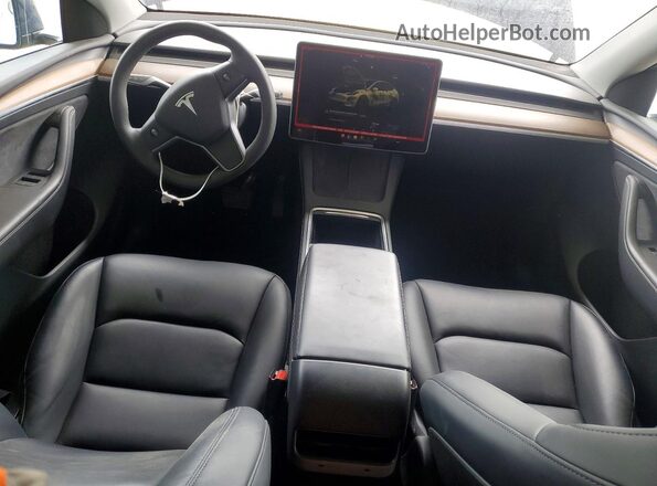 7SAYGDEE9RF159658 2024 TESLA MODEL Blue წინა პანელის ხედი