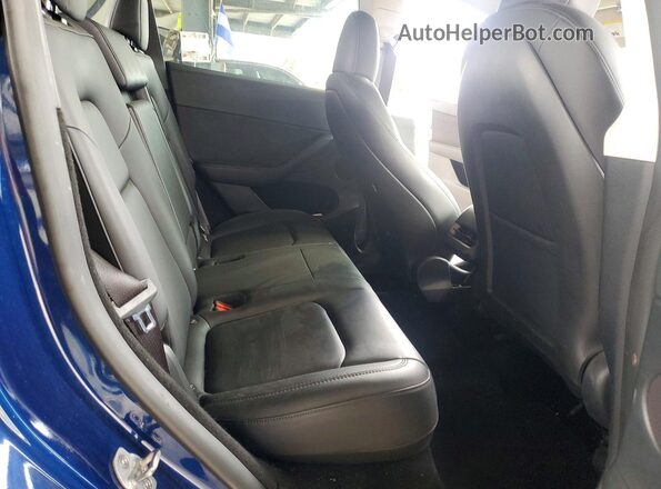 7SAYGDEE9RF159658 2024 TESLA MODEL Blue უკანა სავარძლების ხედი
