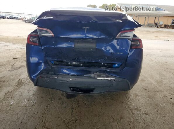 7SAYGDEE9RF159658 2024 TESLA MODEL Blue უკანა ხედი