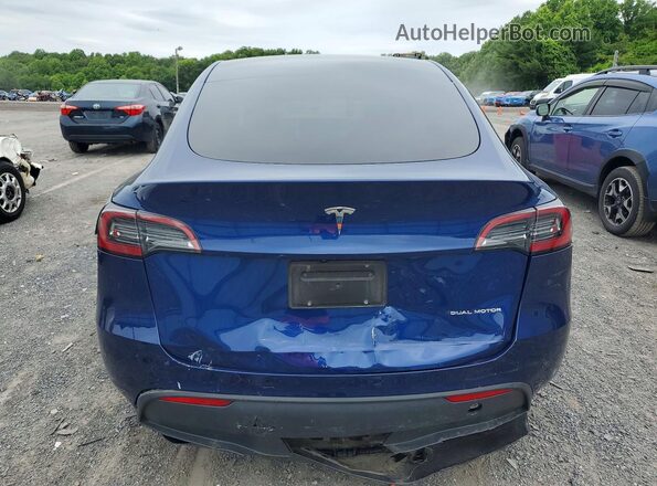 7SAYGDEE9SA349981 2025 TESLA MODEL Blue Vista trasera