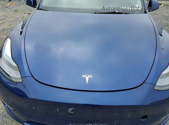 7SAYGDEE9SA349981 2025 TESLA MODEL Blue Vista interior trasera