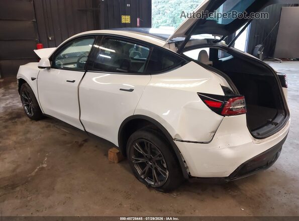 7SAYGDEE9SF302677 2025 TESLA MODEL Y White უკანა მარცხენა