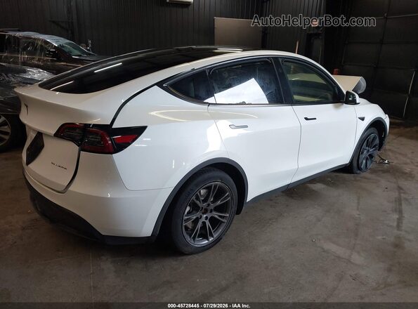 7SAYGDEE9SF302677 2025 TESLA MODEL Y White უკანა მარჯვენა