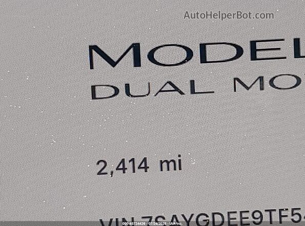 7SAYGDEE9TF544788 2026 TESLA MODEL Y Silver 