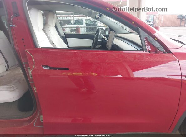 7SAYGDEEXNF411458 2022 TESLA MODEL Y Silver Widok wnętrza z przodu