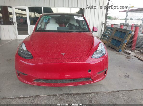 7SAYGDEEXNF411458 2022 TESLA MODEL Y Silver Widok zestawu wskaźników