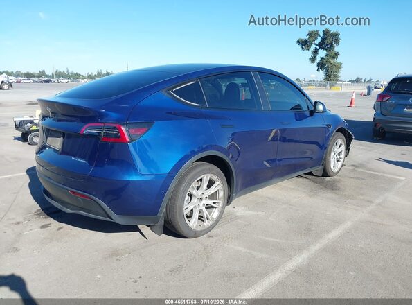 7SAYGDEEXNF485236 2022 TESLA MODEL Y Blue Tył prawy