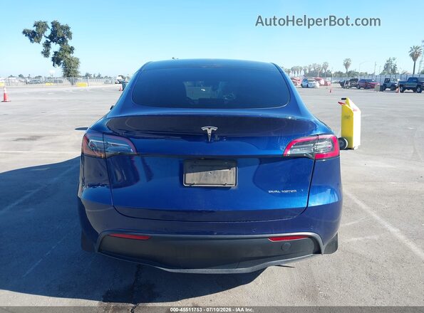 7SAYGDEEXNF485236 2022 TESLA MODEL Y Blue 
