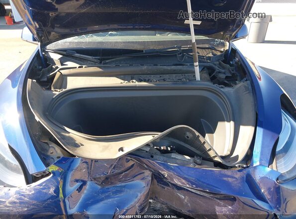 7SAYGDEEXNF485236 2022 TESLA MODEL Y Blue Widok z tyłu