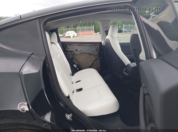 7SAYGDEEXNF565443 2022 TESLA MODEL Y Black VIN sticker view