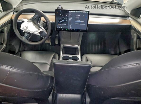 7SAYGDEEXPA056176 2023 TESLA MODEL Серебряный Вид панели приборов