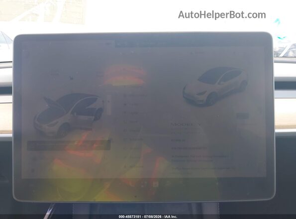 7SAYGDEEXPA061121 2023 TESLA MODEL Y Белый Вид задних сидений