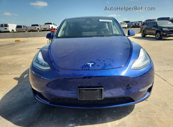 7SAYGDEEXPA064469 2023 TESLA MODEL Blue Widok z przodu