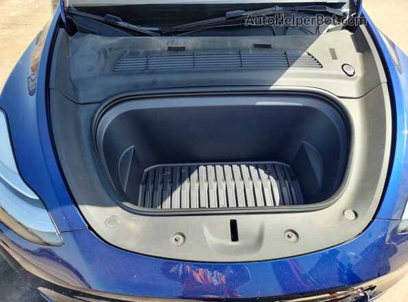 7SAYGDEEXPA064469 2023 TESLA MODEL Blue Widok komory silnika