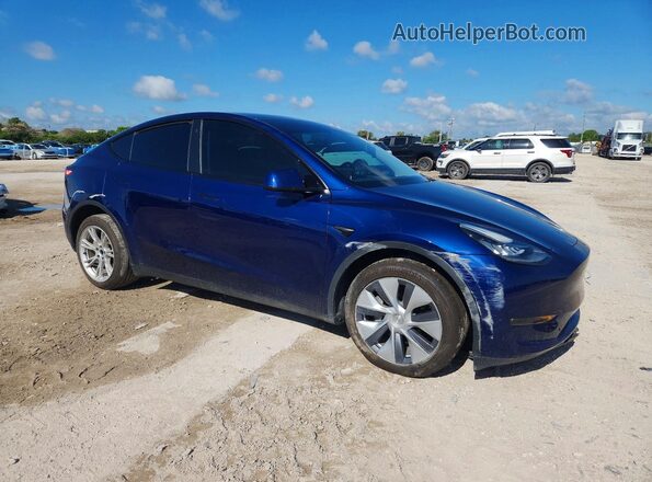 7SAYGDEEXPA068232 2023 TESLA MODEL Blue Front right