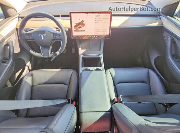 7SAYGDEEXPA068232 2023 TESLA MODEL Blue Dashboard view