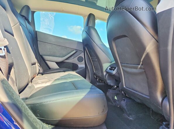 7SAYGDEEXPA068232 2023 TESLA MODEL Blue Rear seats view