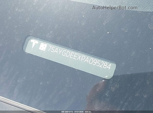 7SAYGDEEXPA095284 2023 TESLA MODEL Y White 
