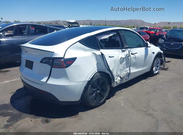 7SAYGDEEXPA109474 2023 TESLA MODEL Y Белый Задняя правая четверть