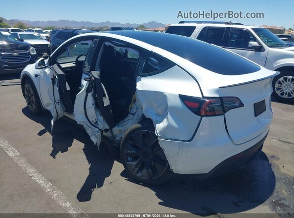 7SAYGDEEXPA109474 2023 TESLA MODEL Y Белый Задняя левая четверть