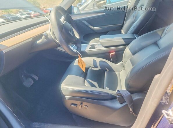 7SAYGDEEXPA142233 2023 TESLA MODEL Синий Вид салона спереди