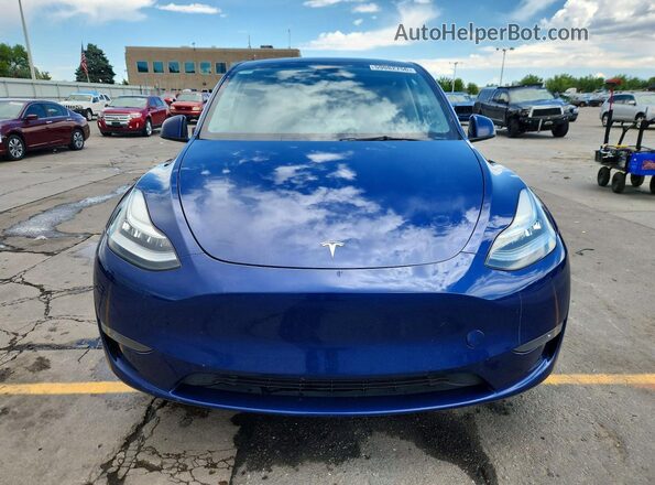 7SAYGDEEXPA142233 2023 TESLA MODEL Синий Вид спереди