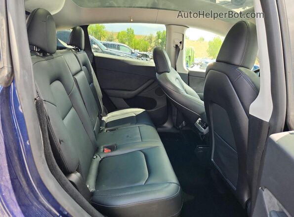 7SAYGDEEXPA142233 2023 TESLA MODEL Синий Вид задних сидений