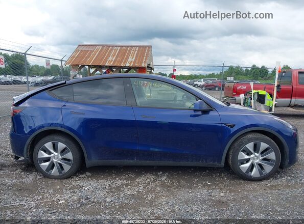 7SAYGDEEXPA145777 2023 TESLA MODEL Y Blue Սալոնի 360 աստիճան տեսք
