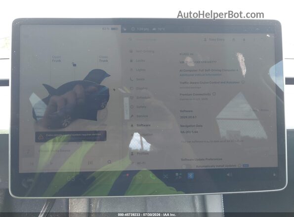 7SAYGDEEXPA145777 2023 TESLA MODEL Y Blue 