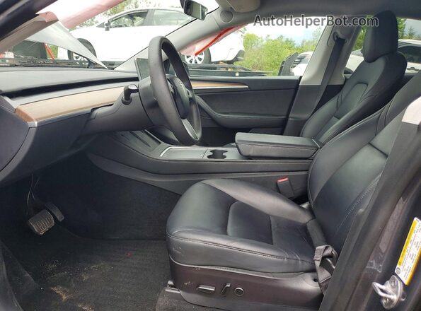 7SAYGDEEXPF668476 2023 TESLA MODEL Gray წინა სალონის ხედი