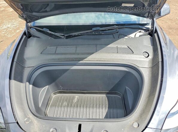 7SAYGDEEXPF668476 2023 TESLA MODEL Gray უკანა სალონის ხედი