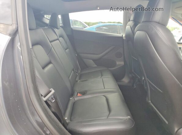 7SAYGDEEXPF668476 2023 TESLA MODEL Gray უკანა სავარძლების ხედი