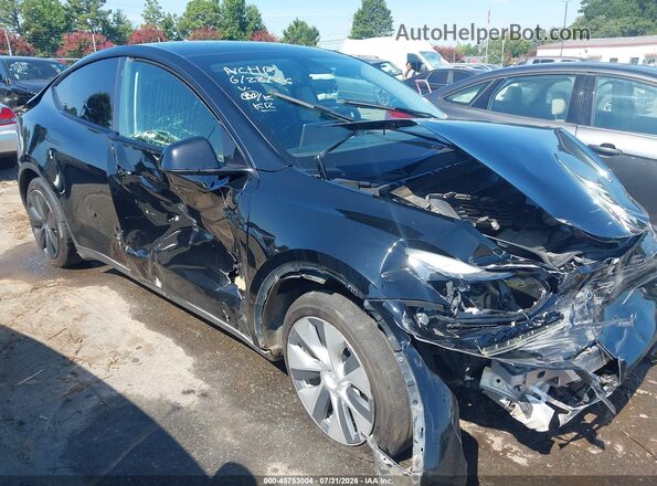 7SAYGDEEXPF706983 2023 TESLA MODEL Y Black Widok zestawu wskaźników