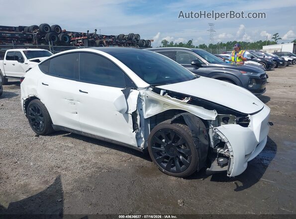 7SAYGDEEXPF842160 2023 TESLA MODEL Y White Вид щитка приладів