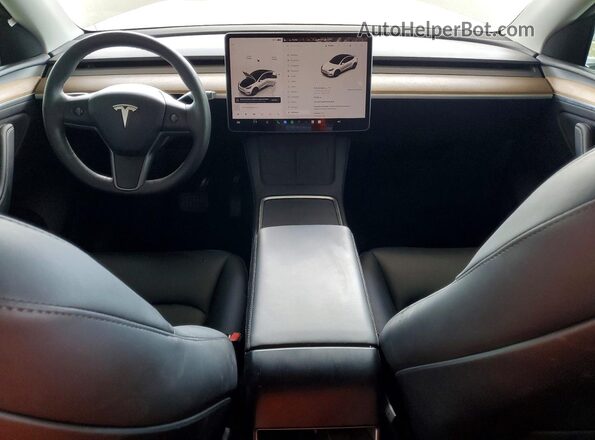 7SAYGDEEXRA263976 2024 TESLA MODEL Белый Вид панели приборов