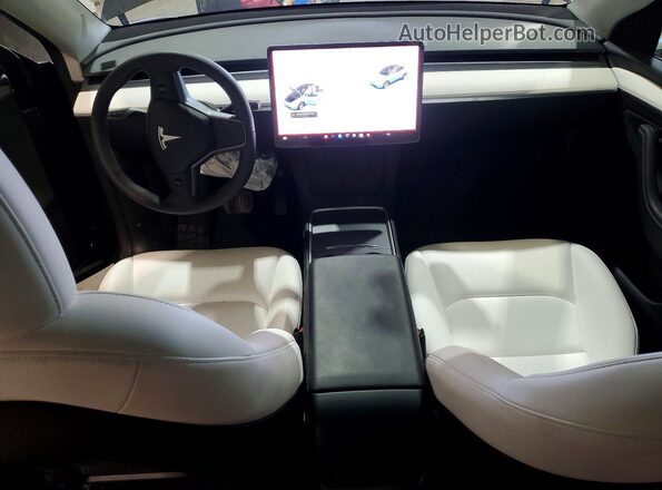 7SAYGDEEXRA278056 2024 TESLA MODEL Gray Вид панелі приладів
