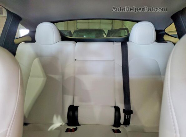 7SAYGDEEXRA278056 2024 TESLA MODEL Gray Вид задніх сидінь