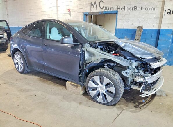 7SAYGDEEXRA278056 2024 TESLA MODEL Gray Передня права чверть