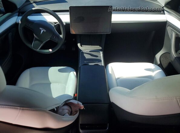 7SAYGDEEXRA288280 2024 TESLA MODEL Charcoal Առջևի վահանակի տեսք