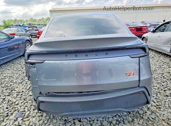 7SAYGDEEXTA382585 2026 TESLA MODEL Gray Rear view