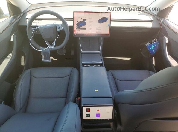 7SAYGDEEXTF361870 2026 TESLA MODEL Blue Առջևի վահանակի տեսք