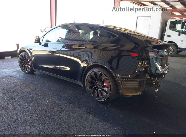 7SAYGDEF0NF548949 2022 TESLA MODEL Y Black Trasero izquierdo