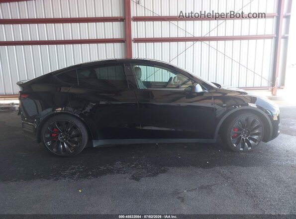 7SAYGDEF0NF548949 2022 TESLA MODEL Y Black Vista interior de 360 grados