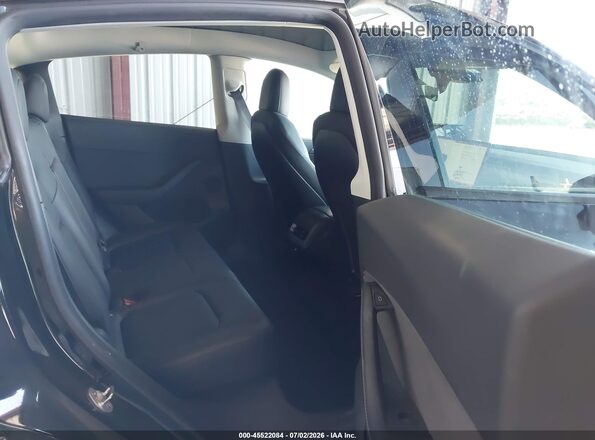 7SAYGDEF0NF548949 2022 TESLA MODEL Y Black Vista de la etiqueta del VIN
